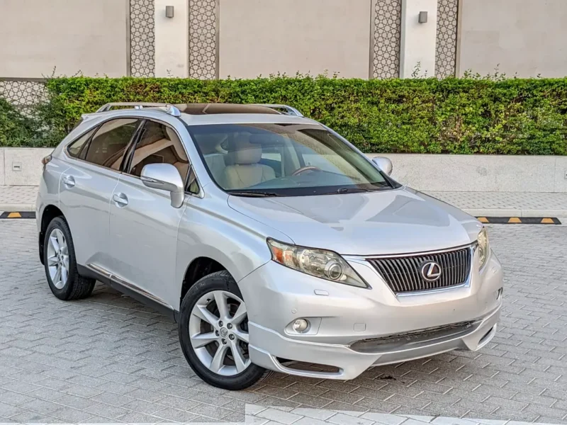 2010 Lexus RX-Series RX 350 Standard 6 Cylinders Engine Silver Beige SUV GCC Well Maintained Clean Car