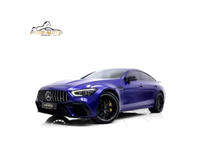 2020 Mercedes-Benz AMG GT 63 S 4MATIC+ 4.0L V8 Biturbo Engine Blue Black Sedan CARBON EXT/INT
