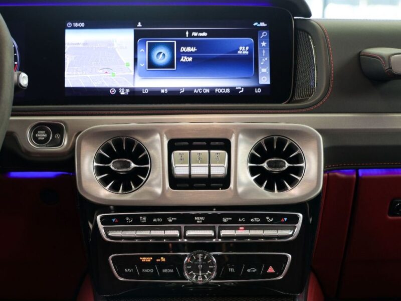 2021 Mercedes-Benz G 63 AMG 4.0L V8 Bi-Turbo Engine White Red SUV GCC MANUFAKTUR EXCLUSIVE