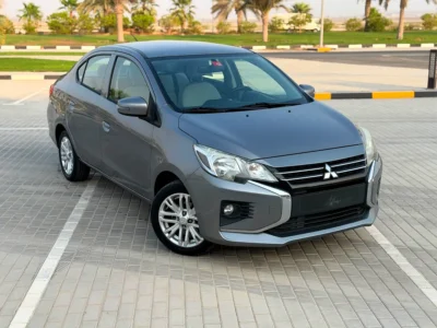 2022 Mitsubishi Attrage GLX Medium Line 1.2 Litres 3 Cylinders Petrol Engine Grey White Sedan GCC