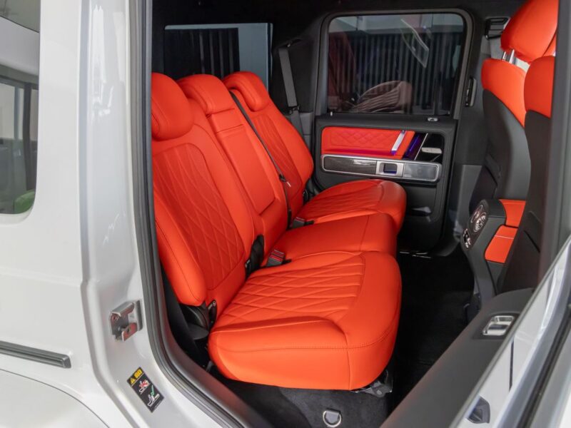 2025 Mercedes-Benz G 63 AMG STD 4.0L V8 Turbo Petrol Engine White Red SUV Japanese Specs