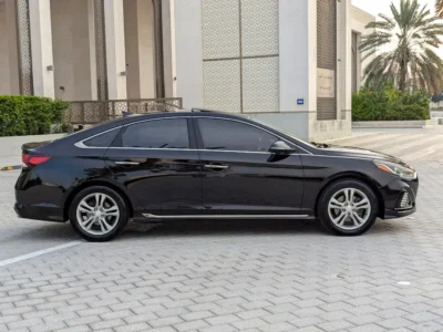 2018 Hyundai Sonata Sport 4 Cylinders Petrol Engine Black Grey Sedan US Specs Premium Condition