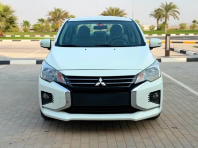 2022 Mitsubishi Attrage GLX Medium Line 1.2 Litres 3 Cylinders Petrol Engine White Sedan GCC Specs