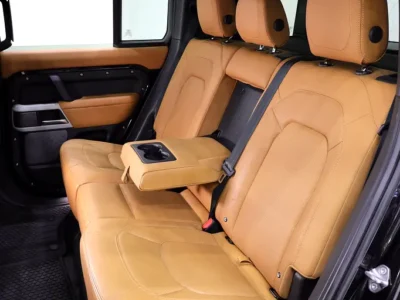 2023 Land Rover Defender 110 S P300 2.0L Turbocharged 4 Cylinders Petrol Engine Black Tan SUV