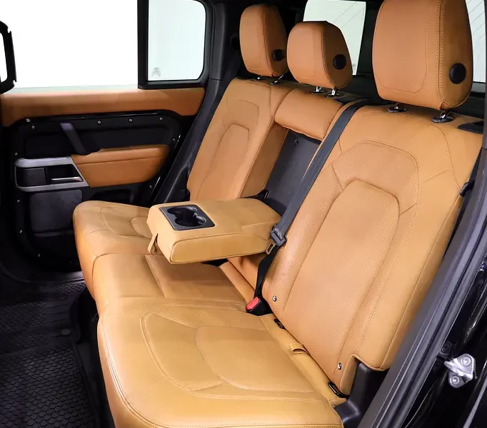 2023 Land Rover Defender 110 S P300 2.0L Turbocharged 4 Cylinders Petrol Engine Black Tan SUV