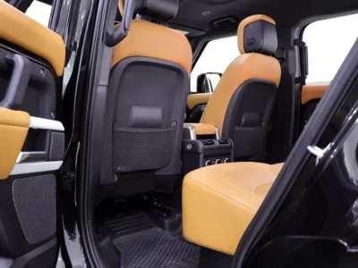2023 Land Rover Defender 110 S P300 2.0L Turbocharged 4 Cylinders Petrol Engine Black Tan SUV