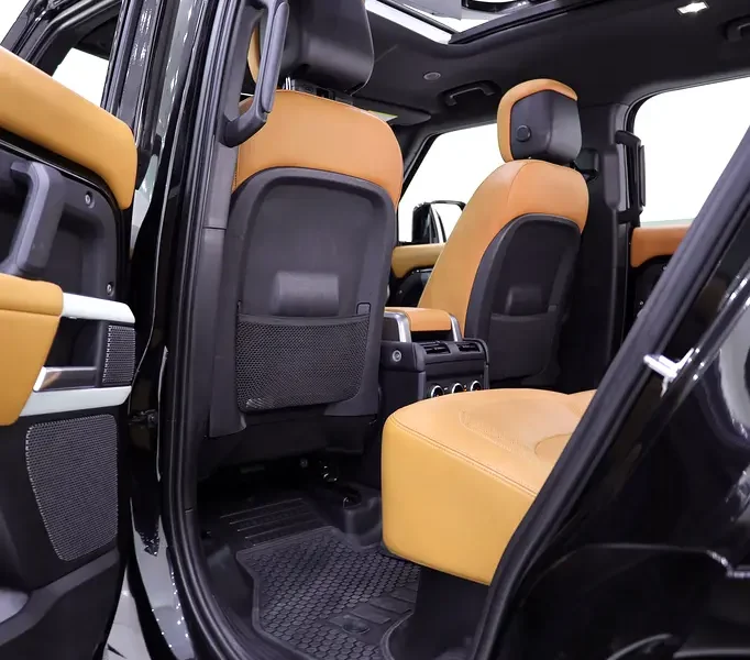 2023 Land Rover Defender 110 S P300 2.0L Turbocharged 4 Cylinders Petrol Engine Black Tan SUV