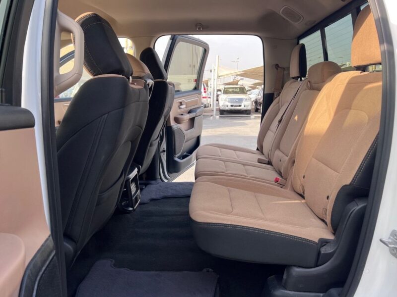2020 Dodge RAM 5.7 Litres 8 Cylinders Petrol Engine White Tan Pickup Truck American Specs