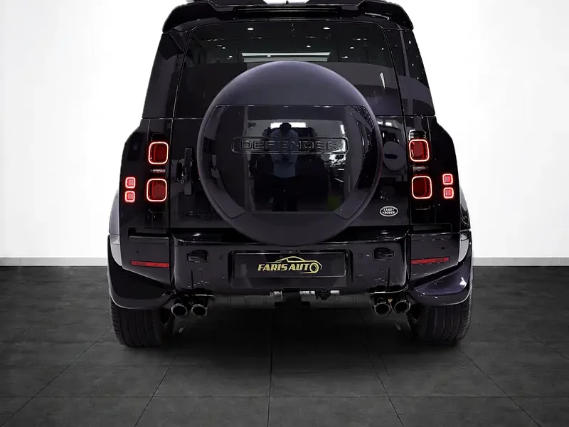 2023 Land Rover Defender 110 S P300 2.0L Turbocharged 4 Cylinders Petrol Engine Black Tan SUV