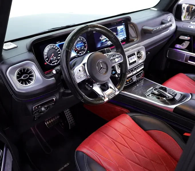 2023 Mercedes-Benz G-Class G 63 AMG 4.0L V8 Biturbo Engine Black Red SUV DOUBLE NIGHT PACKAGE