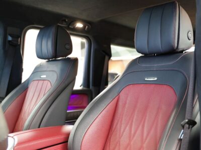 2021 Mercedes-Benz G 63 AMG 4.0L V8 Bi-Turbo Engine White Red SUV GCC MANUFAKTUR EXCLUSIVE