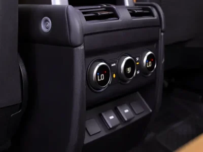 2023 Land Rover Defender 110 S P300 2.0L Turbocharged 4 Cylinders Petrol Engine Black Tan SUV