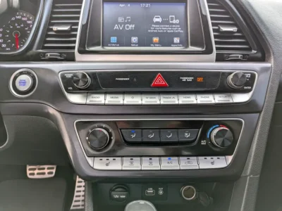 2018 Hyundai Sonata Sport 4 Cylinders Petrol Engine Black Grey Sedan US Specs Premium Condition