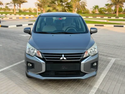 2022 Mitsubishi Attrage GLX Medium Line 1.2 Litres 3 Cylinders Petrol Engine Grey White Sedan GCC