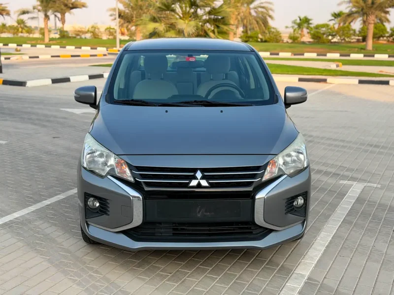 2022 Mitsubishi Attrage GLX Medium Line 1.2 Litres 3 Cylinders Petrol Engine Grey White Sedan GCC