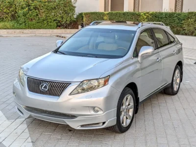 2010 Lexus RX-Series RX 350 Standard 6 Cylinders Engine Silver Beige SUV GCC Well Maintained Clean Car