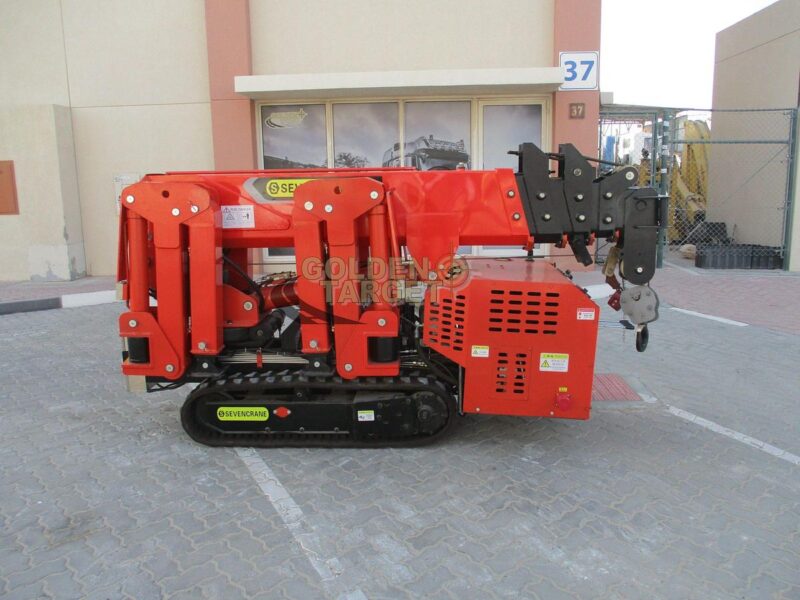 2023 SEVENCRANE SS3.0 Spider Crane Red 4 Cylinders