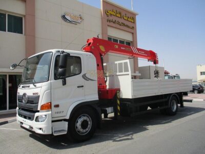 2023 New Hino 500 1927 4x2 SANY PALFINGER SPS20000CF Crane White 6 Cylinders
