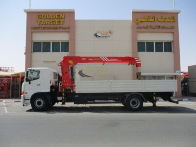 2023 New Hino 500 1927 4x2 SANY PALFINGER SPS20000CF Crane White 6 Cylinders