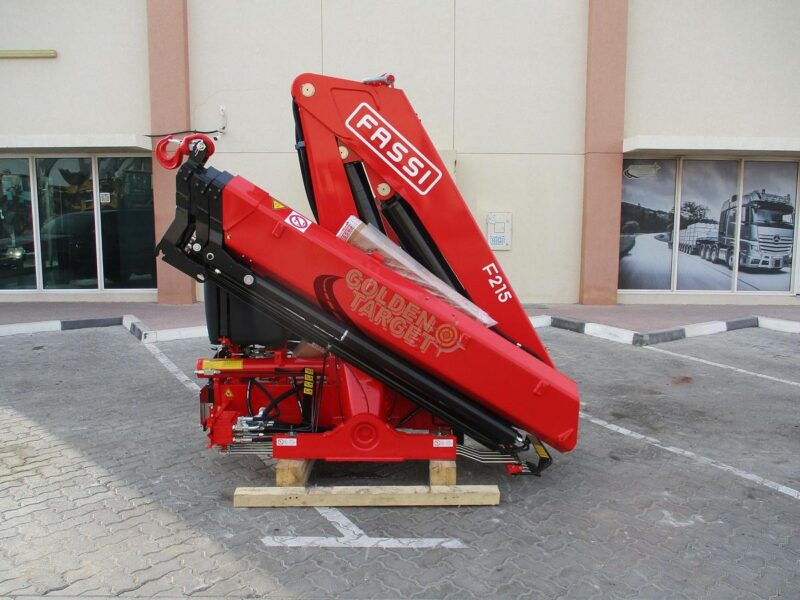 2025 Fassi F215A.0.23 9ton Red Crane