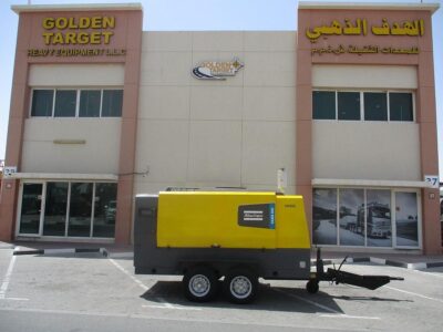 2017 ATLAS COPCO XAMS 850 CD7 Air Compressor Yellow 6 Cylinders
