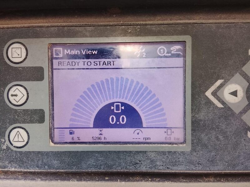 2017 ATLAS COPCO XAMS 850 CD7 Air Compressor Yellow 6 Cylinders