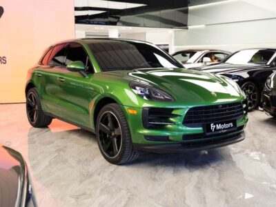 2021 Porsche Macan S 3.0 Litres V6 Turbocharged 6 Cylinders Petrol Engine Green Metallic Black SUV