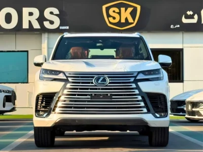 2026 Lexus LX700h VIP 3.5 Litres 6 Cylinders Hybrid Engine White Orange SUV GCC Specs Automatic