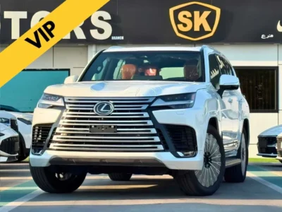 2026 Lexus LX700h VIP 3.5 Litres 6 Cylinders Hybrid Engine White Orange SUV GCC Specs Automatic