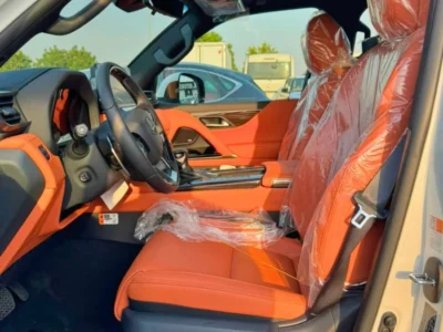 2026 Lexus LX600 VIP 3.5 Litres 6 Cylinders Petrol Engine White Orange SUV GCC Specs Automatic