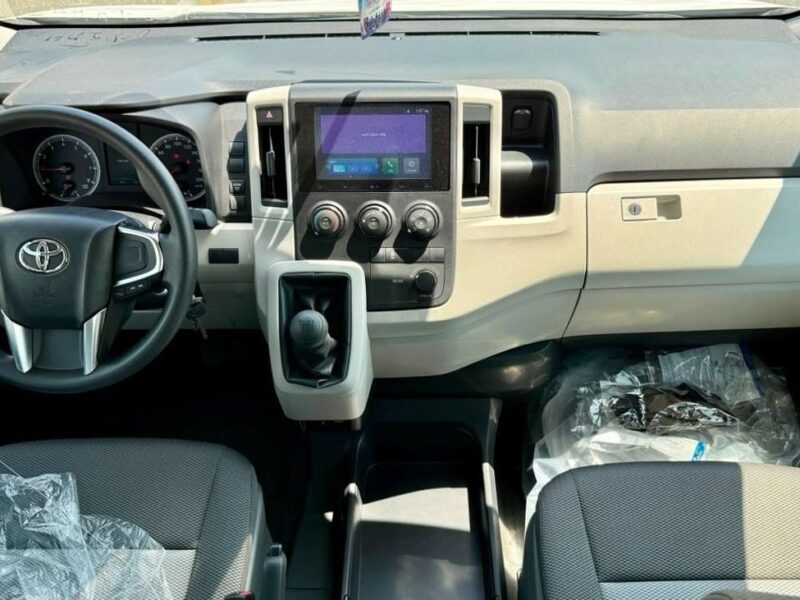 2026 Toyota Hiace GL 3.5 Litres 6 Cylinders Petrol Engine White Grey Van 13 SEATS GCC Specs
