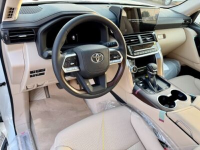 2026 Toyota Land Cruiser GXR 4.0 Litres 6 Cylinders Petrol Engine White Beige SUV GCC Specs