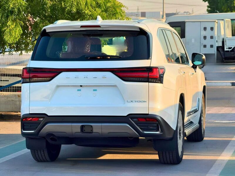 2026 Lexus LX700h VIP 3.5 Litres 6 Cylinders Hybrid Engine White Orange SUV GCC Specs Automatic