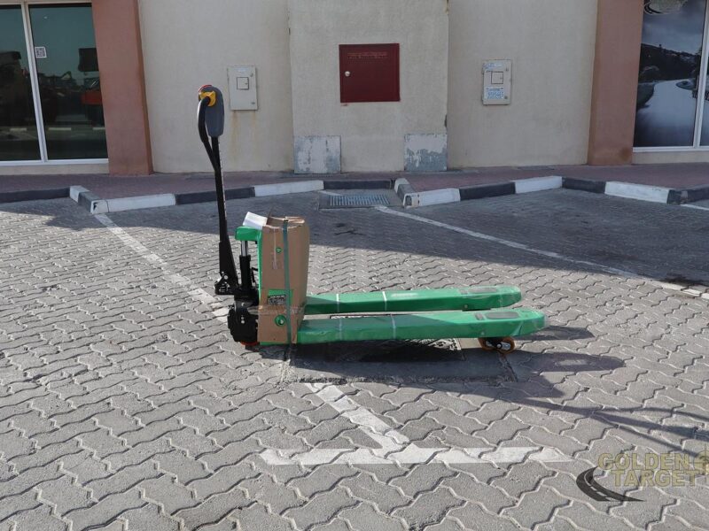 2025 Hangcha Electric Pallet Truck CBD15-WS Green 10Ah Lithium, 48 V