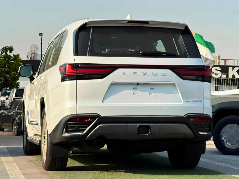 2026 Lexus LX700h SIGNATURE 3.5 Litres 6 Cylinders Hybrid Engine White Red SUV GCC Specs