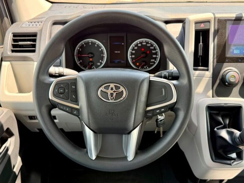 2026 Toyota Hiace GL 3.5 Litres 6 Cylinders Petrol Engine White Grey Van 13 SEATS GCC Specs