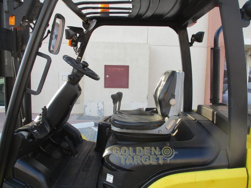 2014 Hyundai 50D-9SA Diesel Forklift 4 Cylinder; Hyundai Diesel Engine Yellow