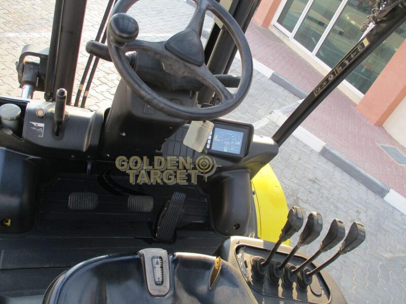 2014 Hyundai 50D-9SA Diesel Forklift 4 Cylinder; Hyundai Diesel Engine Yellow