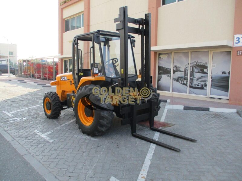 2009 JCB 930 4x4 Rough Terrain Forklift 4 Cylinder; JCB Diesel Engine Orange