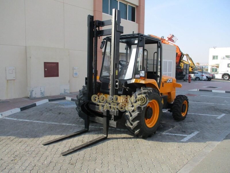 2009 JCB 930 4x4 Rough Terrain Forklift 4 Cylinder; JCB Diesel Engine Orange