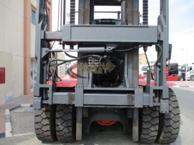 2011 Linde H220 Container Handler Forklift Cummins 6-Cylinder Diesel Engine Red