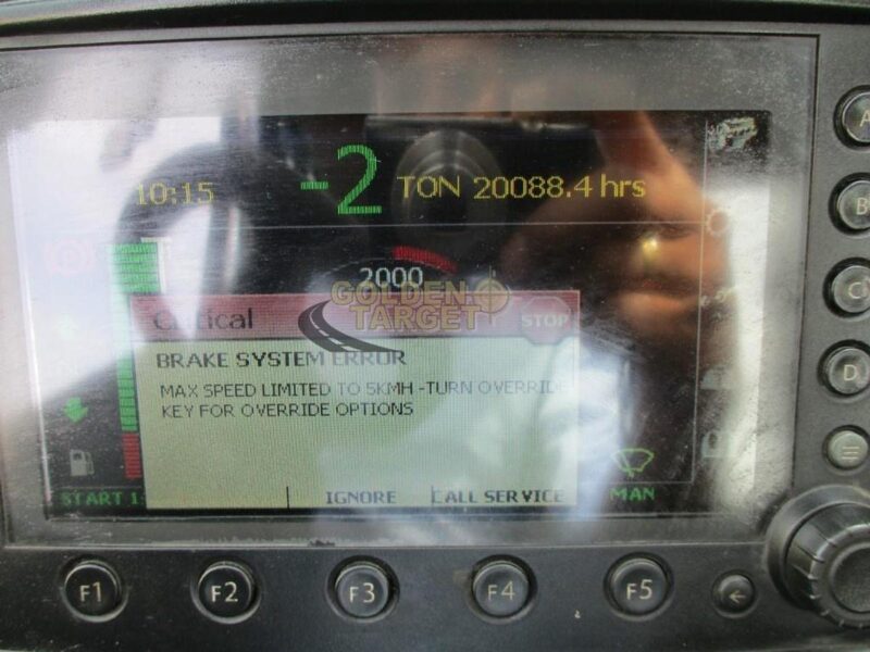 2011 Linde H220 Container Handler Forklift Cummins 6-Cylinder Diesel Engine Red