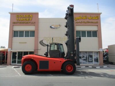 2011 Linde H220 Container Handler Forklift Cummins 6-Cylinder Diesel Engine Red