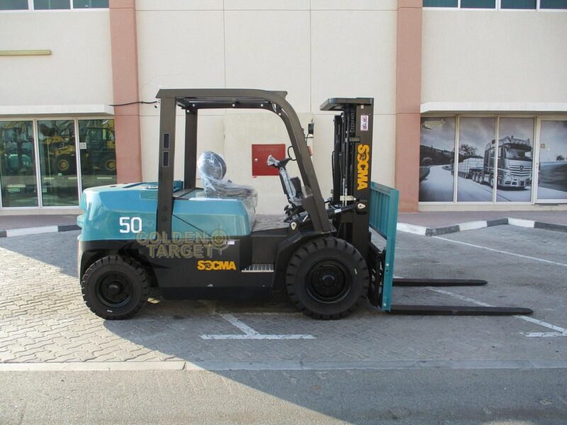 2024 SOCMA HNF-50TC Forklift Green 6-Cylinder Diesel Engine