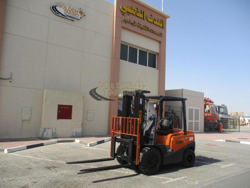 2025 NEW SOCMA HNF-30 Forklift Orange 4 Cylinder Diesel Engine