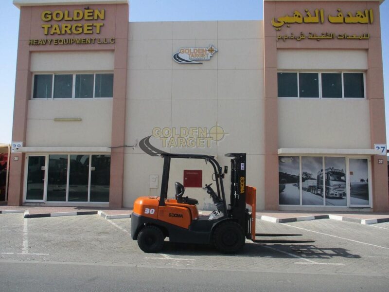 2025 NEW SOCMA HNF-30 Forklift Orange 4 Cylinder Diesel Engine