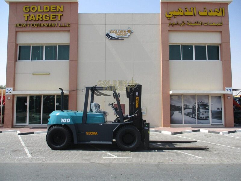 2024 SOCMA HNF-100 Diesel Forklift 6 Cylinder Diesel Engine Green