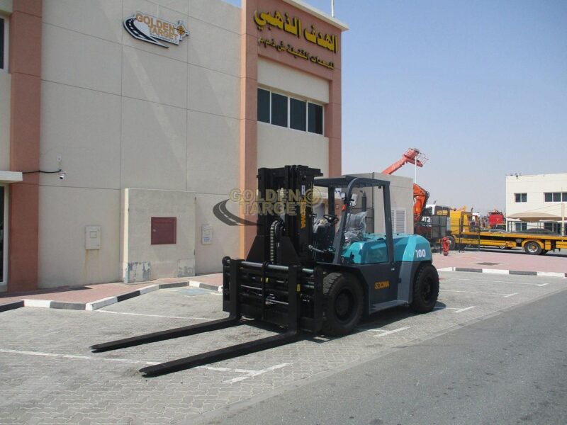 2024 SOCMA HNF-100 Diesel Forklift 6 Cylinder Diesel Engine Green