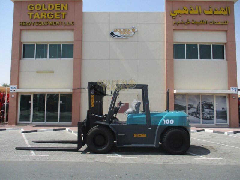 2024 SOCMA HNF-100 Diesel Forklift 6 Cylinder Diesel Engine Green