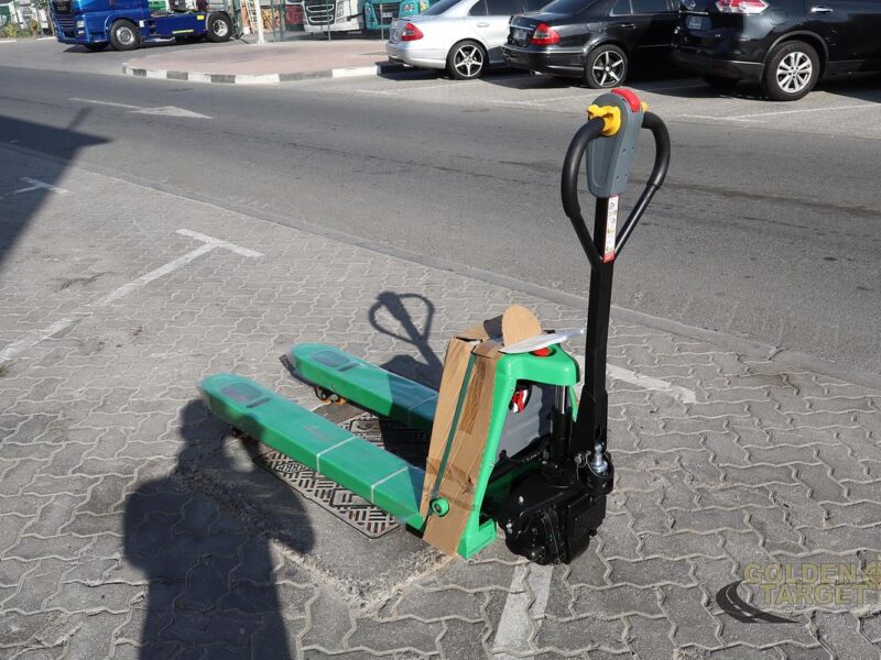 2025 Hangcha Electric Pallet Truck CBD15-WS Green 10Ah Lithium, 48 V